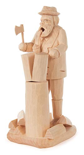 Rudolphs-Schatzkiste Räuchermann Bergmann, geschnitzt Höhe: 21,00 cm NEU Erzgebirge Rauchfigur Rauchmann Räucherfigur von Rudolphs-Schatzkiste