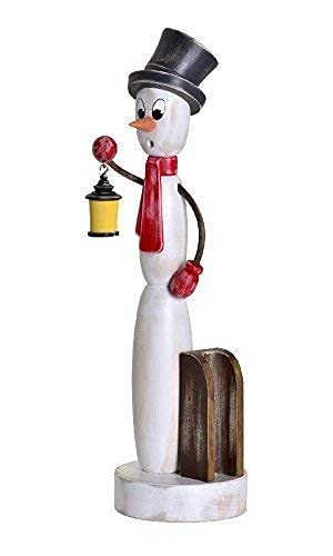 Rudolphs Schatzkiste Räuchermann Shabby Chic Schneemann BxTxH= 11x13x39,5cm NEU Rauchen Rauchfigur Rauchmann Räucherfigur Räucherkerze Smoker Kerze Figur Mann Holz Seiffen Erzgebirge Holz Schnee von Rudolphs Schatzkiste