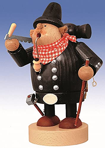 Rudolphs Schatzkiste Räuchermann Zimmermann mit Säge BxTxH= 13x12x21cm NEU Rauchen Rauchfigur Rauchmann Räucherfigur Räucherkerze Smoker Kerze Figur Mann Holz Seiffen Erzgebirge Holz Schnee von Rudolphs Schatzkiste