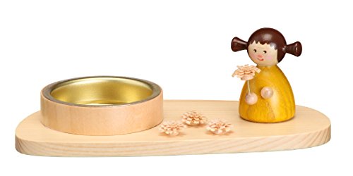 Rudolphs Schatzkiste Teelichthalter Engel mit Stern gelb BxHxT 13x4,5x5,5cm NEU Weihnachten Kerzensockel Lichthalter Kerzenschmuck Teelicht Tischschmuck Holzschmuck Holz Seiffen Erzgebirge D Rudolphs Schatzkiste Teelichthalter Engel mit Stern gelb BxHxT 13x4,5x5,5cm NEU Weihnachten Kerzensockel Lichthalter Kerzenschmuck Teelicht Tischschmuck Holzschmuck Holz Seiffen Erzgebirge D von Rudolphs Schatzkiste