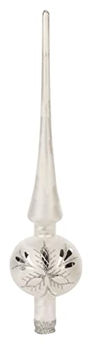 Rudolphs Schatzkiste Thüringer Christbaumschmuck Baumspitze eisweiß Waffel Silber BxHxT 6x27x6cm NEU Christbaumspitze Weihnachtsbaumspitze Rudolphs Schatzkiste Thüringer Christbaumschmuck Baumspitze eisweiß Waffel Silber BxHxT 6x27x6cm NEU Christbaumspitze Weihnachtsbaumspitze von Rudolphs Schatzkiste