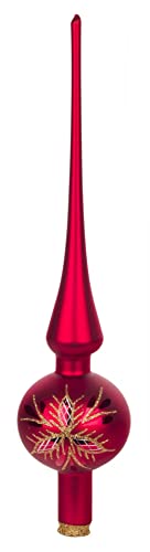 Rudolphs Schatzkiste Thüringer Christbaumschmuck Baumspitze rot-matt Waffelmuster BxHxT 6x27x6cm NEU Christbaumspitze Weihnachtsbaumspitze Rudolphs Schatzkiste Thüringer Christbaumschmuck Baumspitze rot-matt Waffelmuster BxHxT 6x27x6cm NEU Christbaumspitze Weihnachtsbaumspitze von Rudolphs Schatzkiste
