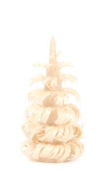 Rudolphs Schatzkiste Tischdekoration Ringelbaum Natur BxHxT 12x20x12mm NEU Holzbaum Weihnachtsdekoration Zubehör von Rudolphs Schatzkiste