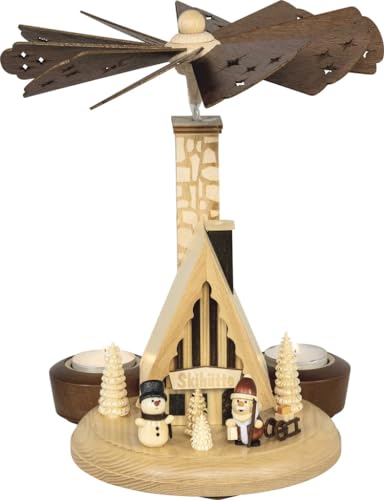 Rudolphs Schatzkiste Tischpyramide Schneemann & Weihnachtsmann mit Räucherhaus Teelichter Natur BxHxT 26x30x26cm NEU Holzpyramide Tischdekoration Dekoration Weihnachten Wärmespiel Lichter Figur Rudolphs Schatzkiste Tischpyramide Schneemann & Weihnachtsmann mit Räucherhaus Teelichter Natur BxHxT 26x30x26cm NEU Holzpyramide Tischdekoration Dekoration Weihnachten Wärmespiel Lichter Figur von Rudolphs Schatzkiste