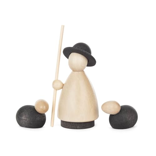 Rudolphs Schatzkiste Weihnachtliche Miniatur Schäfer mit 2 Schafen Natur/anthrazit Höhe 8cm NEU Hirte Hüter Holzfigur Weihnachtsfigur Figuren Holzfigur Weihnachten Fensterschmuck Spielzeug Rudolphs Schatzkiste Weihnachtliche Miniatur Schäfer mit 2 Schafen Natur/anthrazit Höhe 8cm NEU Hirte Hüter Holzfigur Weihnachtsfigur Figuren Holzfigur Weihnachten Fensterschmuck Spielzeug von Rudolphs Schatzkiste