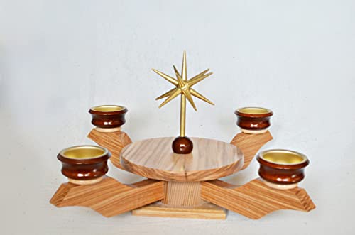 Rudolphs Schatzkiste Weihnachtsdeko Adventsleuchter mit Teelichter Natur BxH 38 x 38 cm NEU Leuchter Hängeleuchter Advent Kerzen Dekoration Seiffen Erzgebirge Holz Weihnachten Rudolphs Schatzkiste Weihnachtsdeko Adventsleuchter mit Teelichter Natur BxH 38 x 38 cm NEU Leuchter Hängeleuchter Advent Kerzen Dekoration Seiffen Erzgebirge Holz Weihnachten von Rudolphs Schatzkiste
