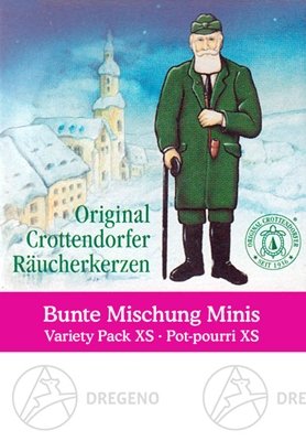 Rudolphs Schatzkiste Zubehör Crottendorfer Mini-Räucherkerzen Bunte Mischung (24) NEU Erzgebirge Räucherkegel von Rudolphs Schatzkiste