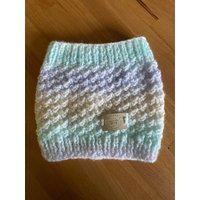 Frühling Rundschal || Pastellstreifen | Kühle Töne von RudyjAndCo