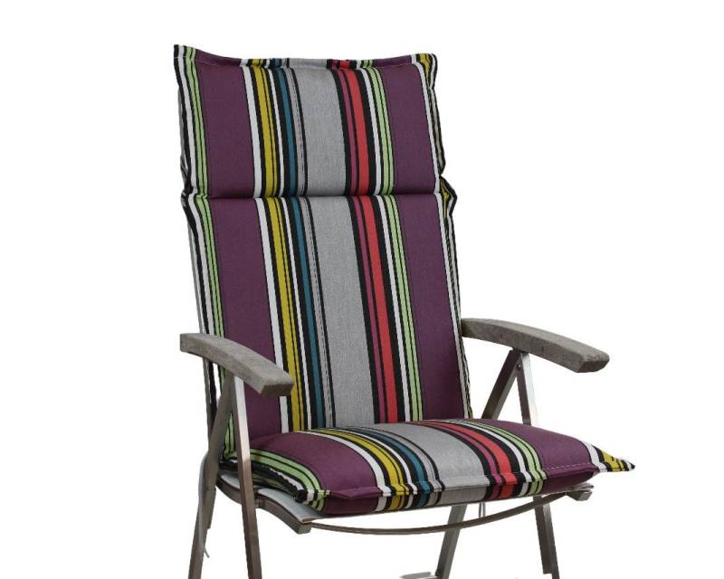 Rübeling Hochlehnerauflage Sunbrella Icon Mystique, Reissverschluß-Kissen von Rübeling