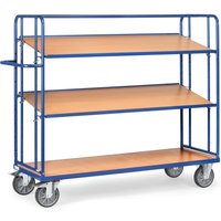 fetra® Eurokasten-Etagenwagen, TK 500 kg, 3 Etagen à 1.250 x 610 mm von fetra®