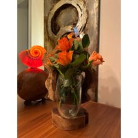 Holz Und Glas Vase Holz Und Glas Vase von RuegenDesign