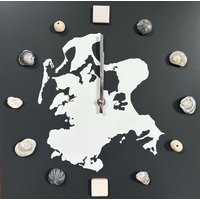 Rügen Wanduhr Anthrazit von RuegenDesign