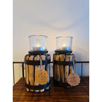 Treibholz Windlicht von RuegenDesign