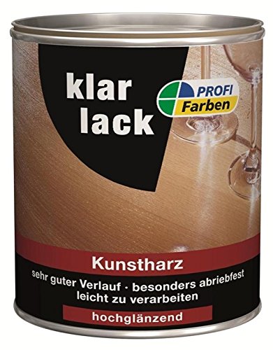 ProfiFarben Kunstharz Klarlack hochglänzend 0,75 l von Rühl