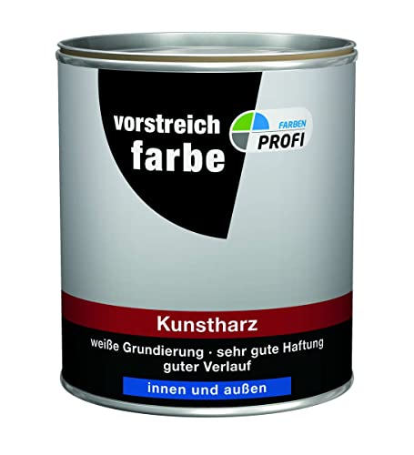 ProfiFarben Vorstreichfarbe Kunstharz Weiß matt 0,75 Liter von Rühl