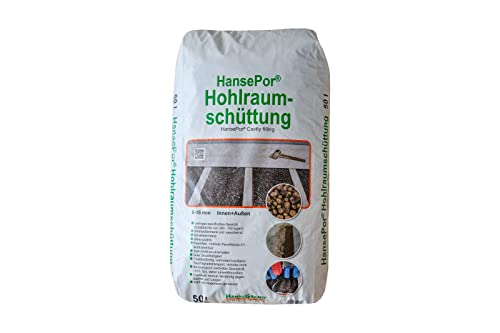 Blähton Trockenschüttung Dämmschüttung 8-16 mm Körnung 50l Beutel Ausgleichsschüttung mit Trittschalldämmung Schüttdämmung Blähton 50l Sack von Ruemar