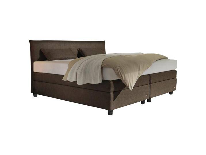 RUF Betten BOXSPRINGBETT, Braun, H2, 7-Zonen, Höhe ca. 20 cm, 180x200 cm, Matratze, gepolstertes Kopfteil, in verschiedenen Größen erhältlich, von Ruf-Betten