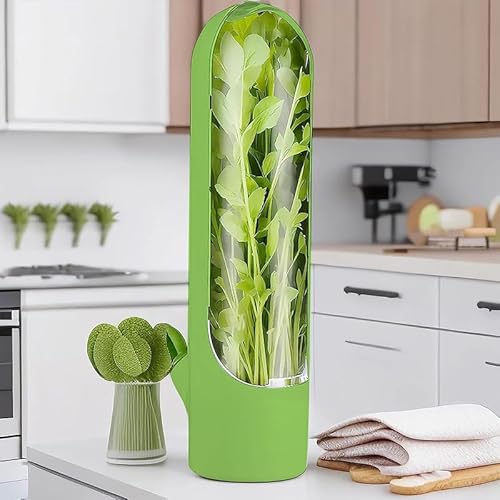 Rufevee Gemüse frischer Frischer Kräuter konservierung Flasche Kräuter Gemüse frischer Flasche Kräuter Frischer Vorrats behälter Küchen-Gadget von Rufevee