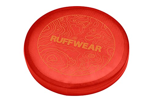 RUFFWEAR Camp Flyer Hundespielzeug, 2-in-1, flexibel und pannensicher, Wurfscheibe und Napf für Haustiere, Outdoor-Spiel, speziell für Hunde entwickelt, wasserdicht und sicher, Red Sumac von RUFFWEAR