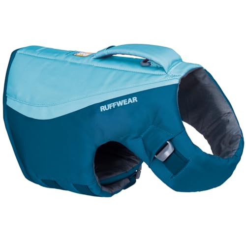 Ruffwear Float Coat Hundejacke, Auftrieb und Auftrieb, Hundeweste für sicheres Schwimmen, Bootfahren, Wassersport, Deep Blue, Medium Ruffwear Float Coat Hundejacke, Auftrieb und Auftrieb, Hundeweste für sicheres Schwimmen, Bootfahren, Wassersport, Deep Blue, Medium von RUFFWEAR