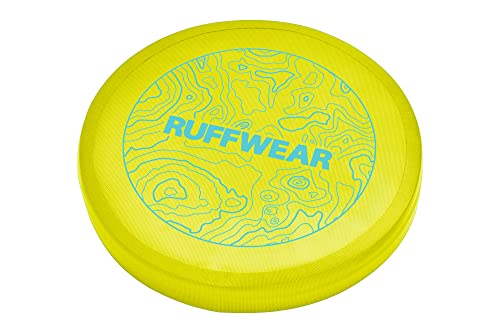 RUFFWEAR Camp Flyer Hundespielzeug, 2-in-1, flexibel und pannensicher, Wurfscheibe und Napf für Haustiere, Outdoor-Spiel, speziell für Hunde entwickelt, wasserdicht und sicher, Lichen Green von RUFFWEAR