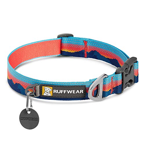 RUFFWEAR Crag Hundehalsband, Reflektierendes und Bequemes Halsband für den Täglichen Gebrauch, Sonnenuntergang, 51–66 cm von RUFFWEAR