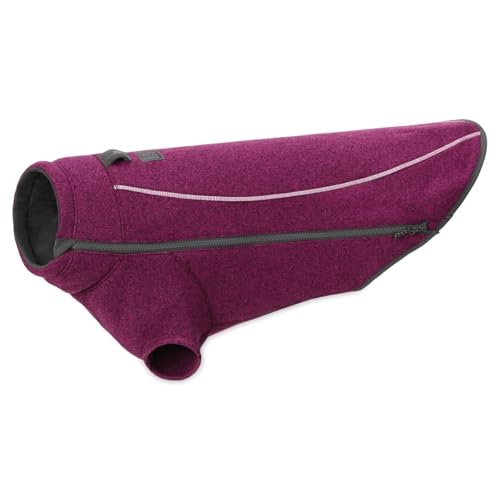 Ruffwear Hunde-Strick-Jacke mit Fleece-Innenfutter, Winddicht, Sehr große Hunderassen, Größe: XL, Violett (Larkspur Purple), Fernie, 0590-580L1 von RUFFWEAR