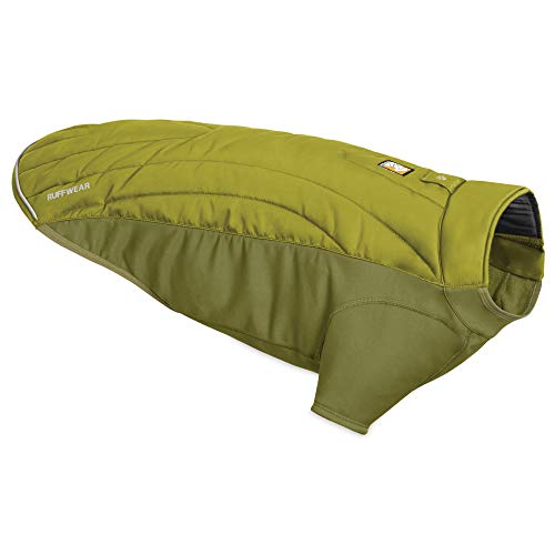 Ruffwear Powder Hound Hundemantel, Forest Green, S (56-69cm) von RUFFWEAR