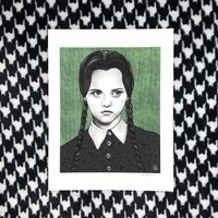 Christina Ricci Als Miwenwo Portrait Kunstdruck von RufusTigerStudio