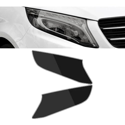 Rufutle Scheinwerfer Tönungsfolie für Mercedes-Benz V-Klasse 2016-2021 W447, Autoaußenscheinwerferfolie Frontlampentönungsfolie Ppf TPU-Aufkleber von Rufutle
