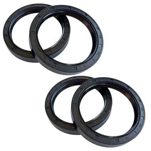 Rufutle Wellendichtring für Harley-Davidson Dyna Switchback FLD 1130 VRSCA 1200 XLX 1250 VRSCAW/VRSCX, 49x60x10mm Motorrad Gabel Öl Dichtung von Rufutle