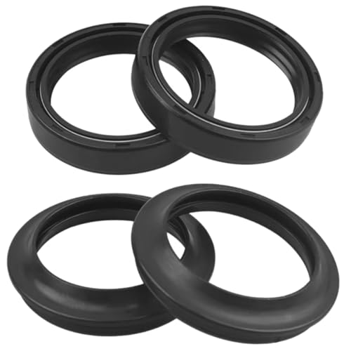 Rufutle Wellendichtring für Honda CR125R CR250R CR500R CBR600RR CBR900RR CTX1300 GL1500C VTX1800 Valkyrie 1800, 45x57x11mm Stoßdämpfer Vorne Staub Öl Dichtung von Rufutle