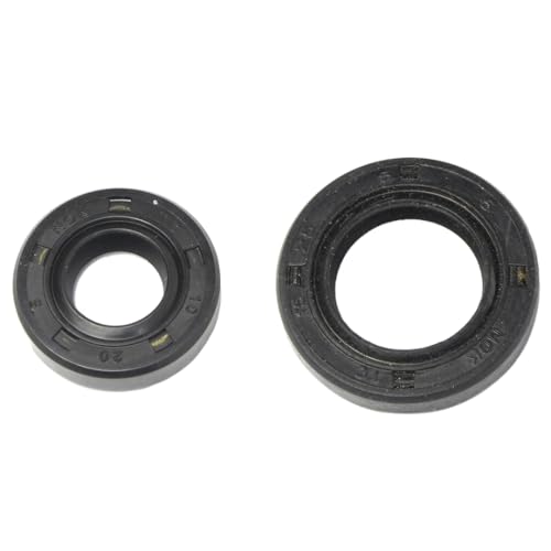 Rufutle Wellendichtring für Honda GX25 GX35 GX35T GX35NT GX50 HHT25 HHT35 UMC425, 5X25X6mm/10X20X5mm Öl Dichtung 91214-Z3F-003/91212-Z3F-003 von Rufutle