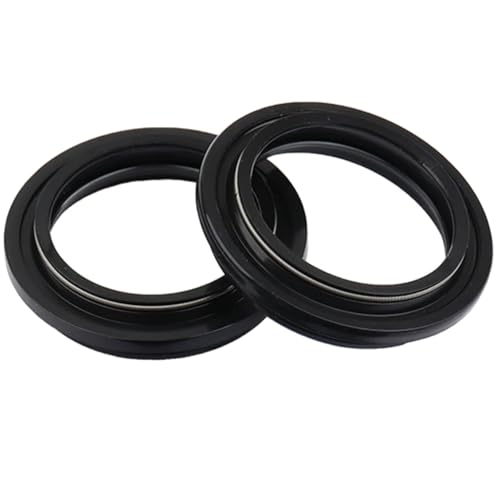 Rufutle Wellendichtring für KTM Freeride E Electric SX85 XC85 SX105 XC105 EXC250 640LC4, 43x53x9,5 mm Motorrad-Stoßdämpfer vorne Staub Vorderradgabel Öldichtung von Rufutle