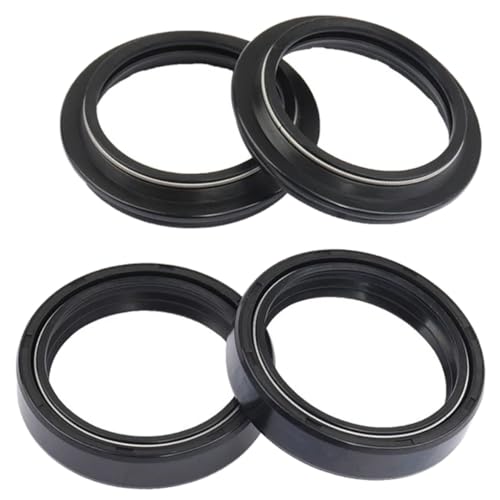 Rufutle Wellendichtring für Kawasaki VN1500 2002-2003 VN1600 2004-2008 ZX1000 2011-2018, 43x54x11mm Motorrad Front Dämpfer Staub Abdeckung von Rufutle