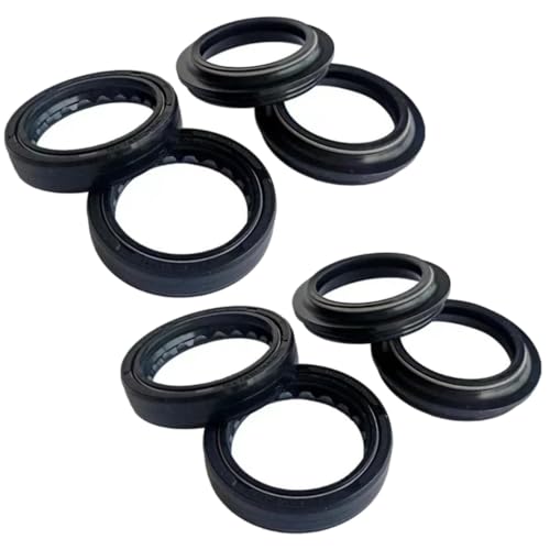 Rufutle Wellendichtring für Suzuki DR250 DL650 GSX750 GSX-R750 GSX1000 GSX-R1000 GSF1200 GSX1250F, 43x54x11mm Stoßdämpfer Gabel Dämpfer Welle Öl Dichtung Staub Abdeckung von Rufutle