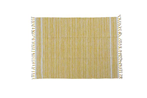 Grass Teppich, 200 x 140 cm, Home & Living, ideal für Jede Art von Umgebung: Küche, Bad, Wohnzimmer, Schlafzimmer, handgefertigt aus Baumwolle im modernen und modernen Stil, waschbar bei 30 °C. von Rug Emotion