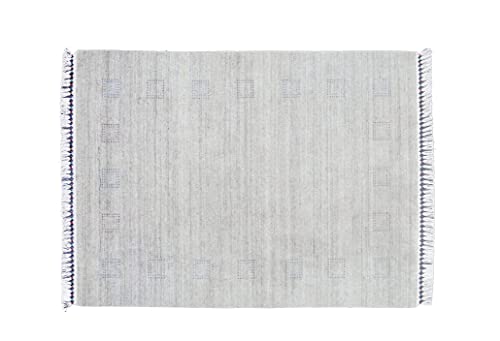 Moderner Teppich Lorry Buff GABBEH Home & Living 200 x 140 cm aus pflanzlicher Wolle in der Farbe Natural Ideal für Jede Art von Umgebung: Küche, Badezimmer, Wohnzimmer, Schlafzimmer von Rug Emotion