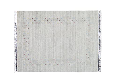 Moderner Teppich Lorry Buff GABBEH Home & Living 200 x 140 cm aus pflanzlicher Wolle in der Farbe Natural Ideal für Jede Art von Umgebung: Küche, Badezimmer, Wohnzimmer, Schlafzimmer von Rug Emotion