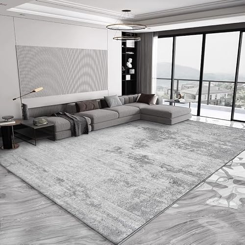 Rug-QJDDUP Teppich Wohnzimmer 130 x 180 cm Moderner Schlafzimmer rutschfest Weiche Kurzflor Teppich für Esszimmer Flur büro Modernes abstraktes Tintengrau Rug-QJDDUP Teppich Wohnzimmer 130 x 180 cm Moderner Schlafzimmer rutschfest Weiche Kurzflor Teppich für Esszimmer Flur büro Modernes abstraktes Tintengrau von Rug-QJDDUP