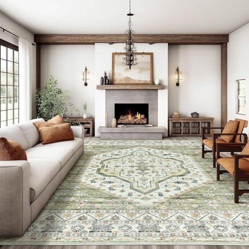 Rug-QJDDUP Teppich Wohnzimmer 160 x 280 cm Kurzflor rutschfest Pflegeleicht Waschbar Teppiche für Schlafzimmer Küchenteppich modern geometrisch floral grün Rug-QJDDUP Teppich Wohnzimmer 160 x 280 cm Kurzflor rutschfest Pflegeleicht Waschbar Teppiche für Schlafzimmer Küchenteppich modern geometrisch floral grün von Rug-QJDDUP