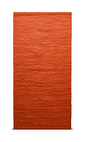 RUG SOLID, Baumwollmatte, Solar Orange, 75 x 200 cm von Rug Solid