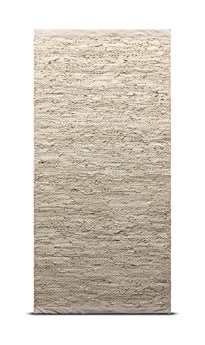 RUG SOLID Leder rog, Beige von Rug Solid