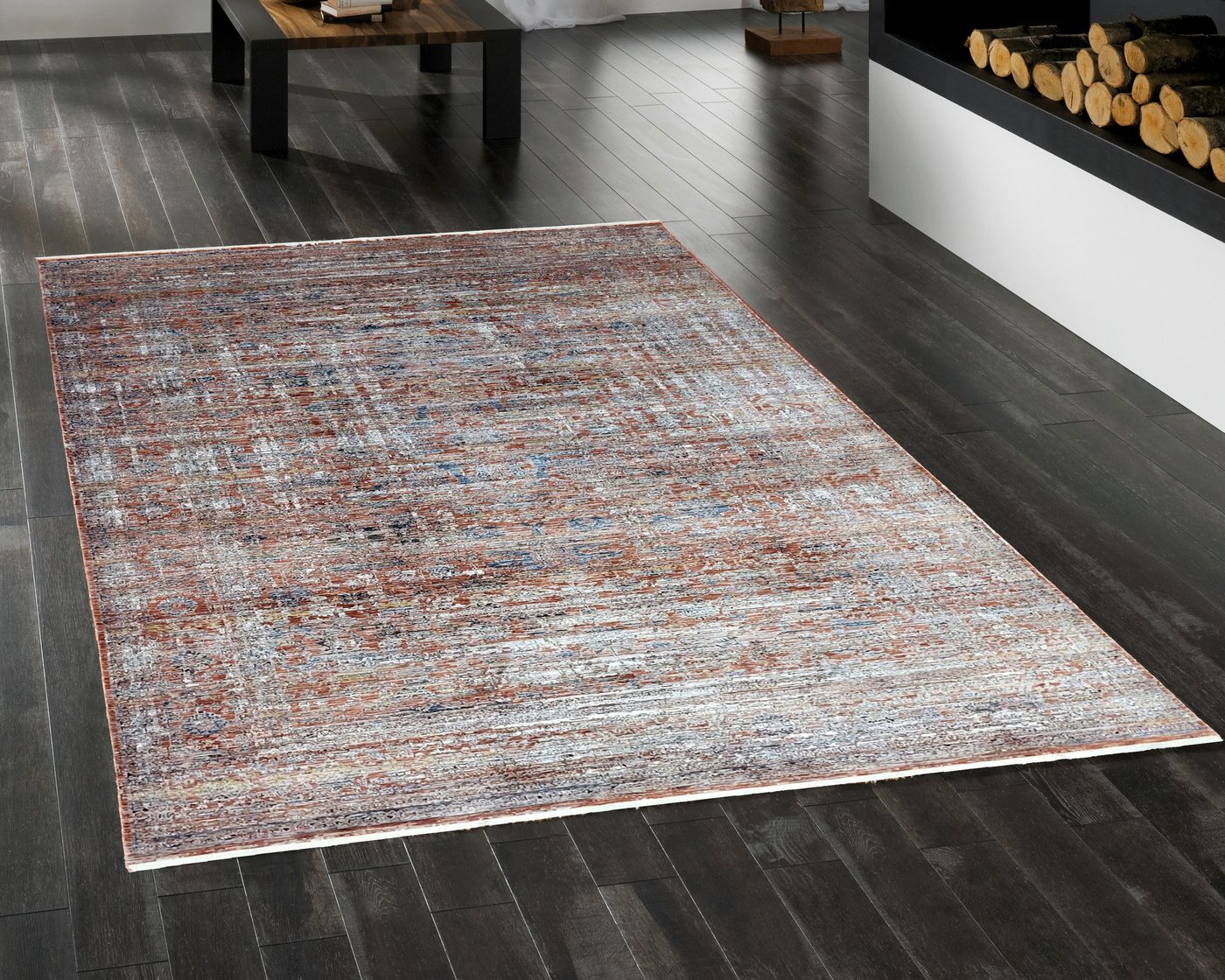 Rug Studios Teppich ASKANIA HERITAGE FN29E, Rechteckig, Höhe: 10 mm, modern, 40 x 60 cm, Grau / Kupfer Rug Studios Teppich ASKANIA HERITAGE FN29E, Rechteckig, Höhe: 10 mm, modern, 40 x 60 cm, Grau / Kupfer von Rug Studios