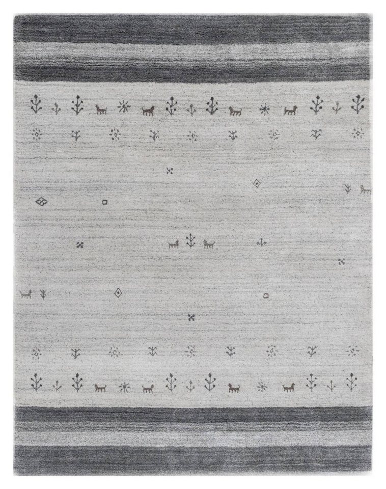 Rug Studios Teppich HANDGEARBEITET, LORI MODERN, Rechteckig, Höhe: 20 mm, Handgefertigt, 170 x 240 cm, Hellgrau Rug Studios Teppich HANDGEARBEITET, LORI MODERN, Rechteckig, Höhe: 20 mm, Handgefertigt, 170 x 240 cm, Hellgrau von Rug Studios