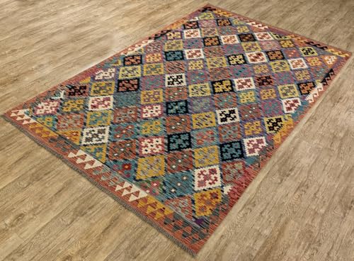 Rug Studios Teppich KELIM ORIGINAL | Farbe: Multi; Größe: 175 x 270 cm | strapazierfähig und leicht zu reinigen | Wohnzimmer | Schlafzimmer Rug Studios Teppich KELIM ORIGINAL | Farbe: Multi; Größe: 175 x 270 cm | strapazierfähig und leicht zu reinigen | Wohnzimmer | Schlafzimmer von Rug Studios