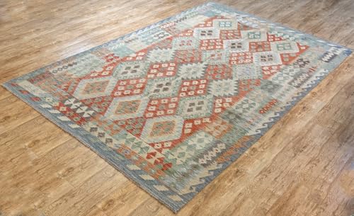 Rug Studios Teppich KELIM ORIGINAL | Farbe: Multi; Größe: 199 x 287 cm | strapazierfähig und leicht zu reinigen | Wohnzimmer | Schlafzimmer von Rug Studios