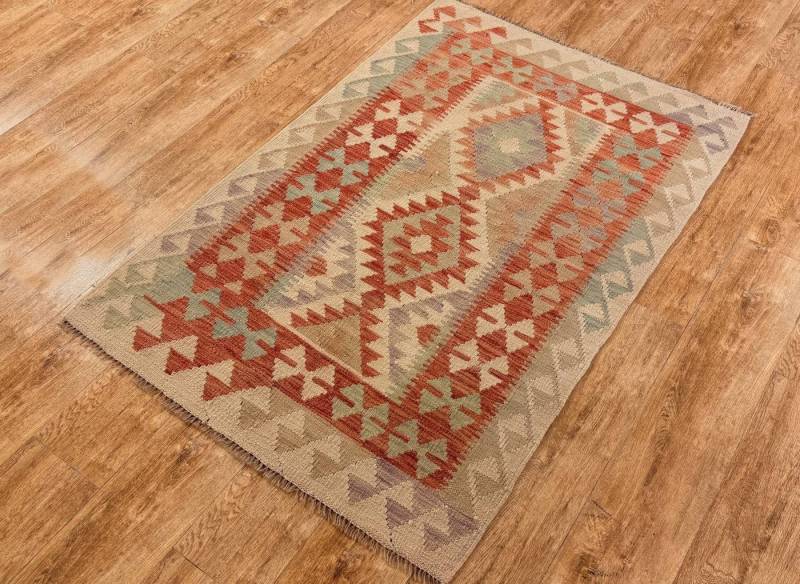 Rug Studios Teppich KELIM ORIGINAL HANDGEARBEITET, Rechteckig, Höhe: 5 mm, Handgefertigt, 104 x 153 cm, Multi Rug Studios Teppich KELIM ORIGINAL HANDGEARBEITET, Rechteckig, Höhe: 5 mm, Handgefertigt, 104 x 153 cm, Multi von Rug Studios