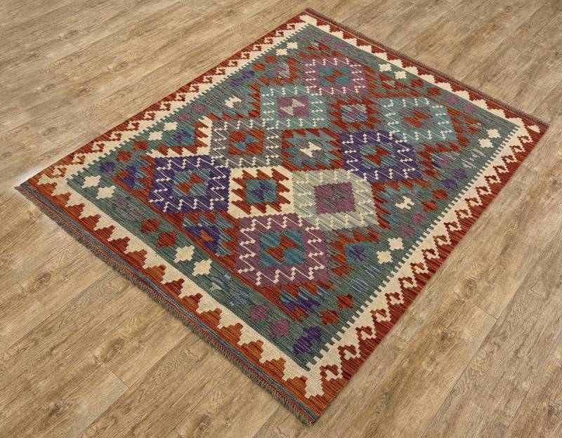 Rug Studios Teppich KELIM ORIGINAL HANDGEARBEITET, Rechteckig, Höhe: 5 mm, Handgefertigt, 152 x 186 cm, Multi Rug Studios Teppich KELIM ORIGINAL HANDGEARBEITET, Rechteckig, Höhe: 5 mm, Handgefertigt, 152 x 186 cm, Multi von Rug Studios