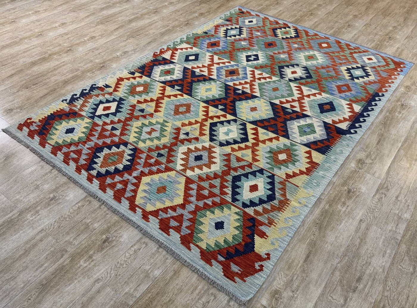Rug Studios Teppich KELIM ORIGINAL HANDGEARBEITET, Rechteckig, Höhe: 5 mm, Handgefertigt, 174 x 250 cm, Multi Rug Studios Teppich KELIM ORIGINAL HANDGEARBEITET, Rechteckig, Höhe: 5 mm, Handgefertigt, 174 x 250 cm, Multi von Rug Studios